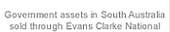 Government assets in South Australia sold through Evans Clarke National